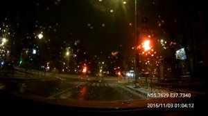 Just a night driving in Moscow City... 03/11/2016 (timelapse 4x)