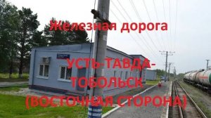 Железная дорога Усть-Тавда - Сузгун - Тобольск (вид из окна поезда, восточная сторона) (СВЖД)