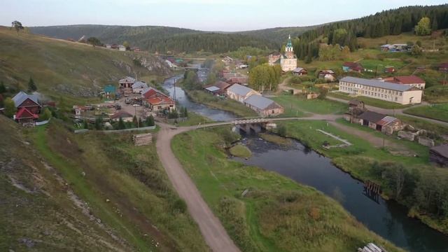 п. Кын с воздуха. смотреть онлайн