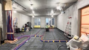 ЭТАП РАЗВОДКИ ТРАСС ОТОПЛЕНИЯ И ВОДОСНАБЖЕНИЯ В ЖК "НАСТОЯЩЕЕ " | Ремонт квартиры в Москве