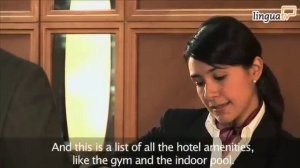 Learn English for Hotel and Tourism: "Checking into a hotel" | English course by LinguaTV