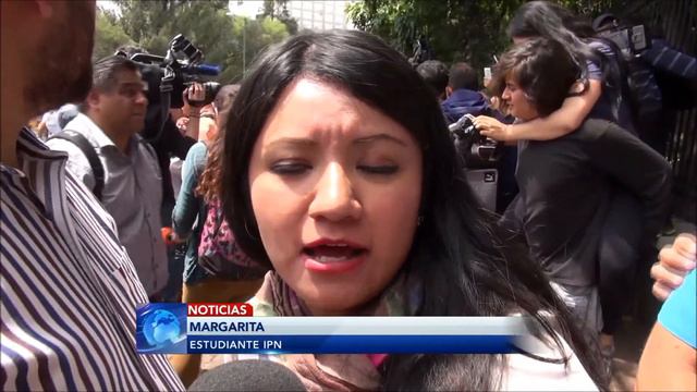 Alumnos del IPN marchan a Los Pinos para entregar pliego petitorio смотреть онлайн