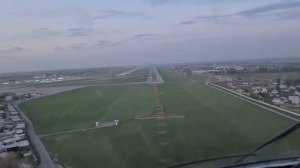 Посадка самого большого в мире самолета Ан-225 "Мрия" в Алматы