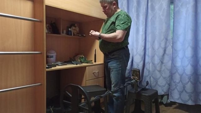 Новая 11дюймовая катушка на Gold  Hunter Frogman T-90.