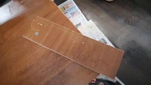 Переделываю компьютерный стол под новую клавиатуру :))))))