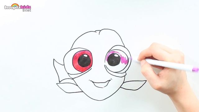 How To Draw Dory | Easy Dory Drawing for Kids | Step by Step Drawing Tutorials | Finding Dory смотреть онлайн
