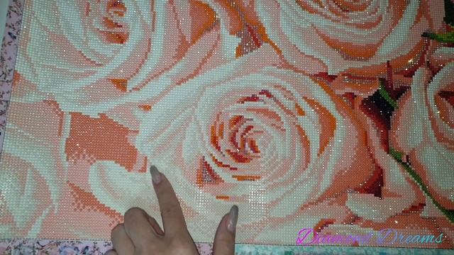 Урааа!!! Шикарные Розы готовы!!!#алмазнаямозаика #алмазнаявышивка #шикарныерозы #diamondpainting