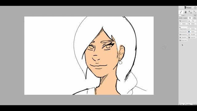 Drawing Challenge | Trying Out a Free Online Art Program (Kleki)