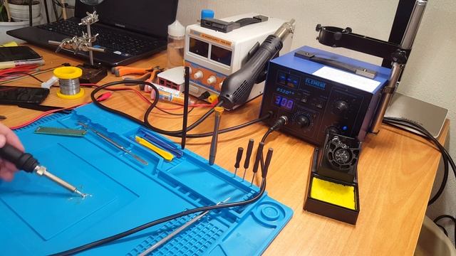 Обзор паяльного коврика, испытание термостойкости смотреть онлайн