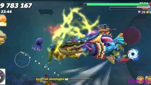 Как ставить рекорд в Hungry Shark World.