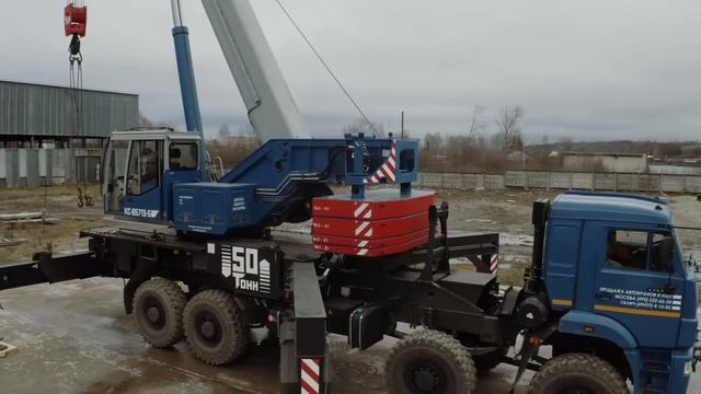 ОГМ240 на автокране «ГАЛИЧАНИН – 50 тонн серия «ФАВОРИТ»