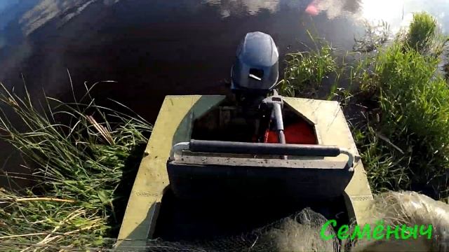 Рыбалка на паук (подъёмник) и кастинговую сеть американского типа в полноводье. смотреть онлайн