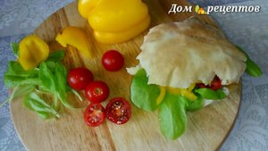 Рецепт хлеба Пита. Хлеб с кармашком. Домашний рецепт хлеба в духовке