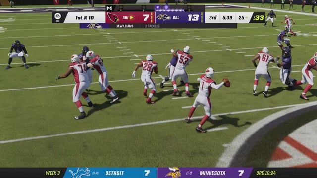 Madden NFL 23/Режим франшизы/Arizona Cardinals/Второй сезон-Week 3 смотреть онлайн