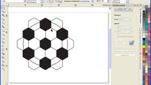Уроки CorelDRAW: рисуем футбольный мяч