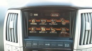 Штатная навигация Toyota Harrier acu30