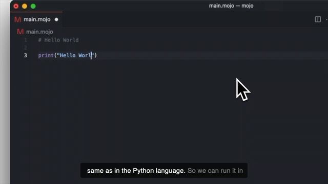 Mojo Programming Language: Python Power, C++ Speed