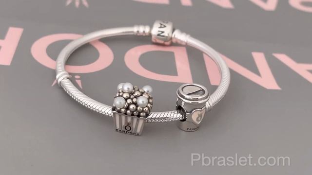 Комплект Браслет Пандора классический, шарм Вкусный попкорн и шарм Напиток Пандора смотреть онлайн