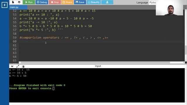 7. Operators in Python - Part 2 | comparison | Assignment | Logical | By Future Achievers Academy