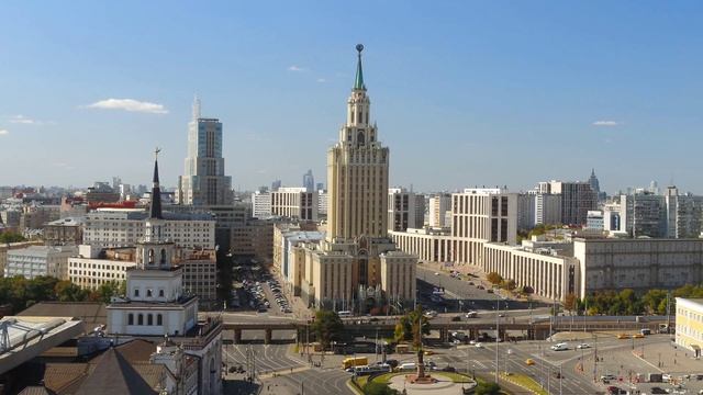 Moscow, Russia By drone - Moscow in 4K смотреть онлайн
