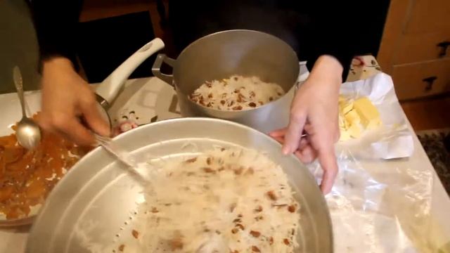 Плов с фасолью. Lobyalı aş.