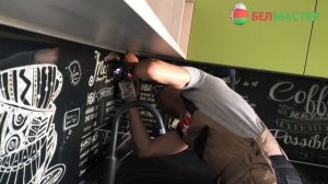 Монтаж светодиодной подсветки рабочей зоны кухни