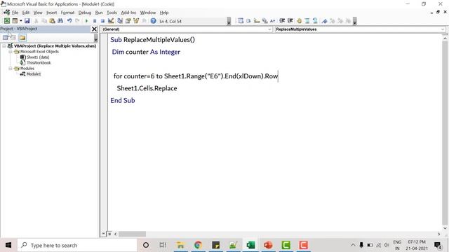 Replace Multiple Values - Find And Replace | Excel VBA Tutorial in Hindi смотреть онлайн