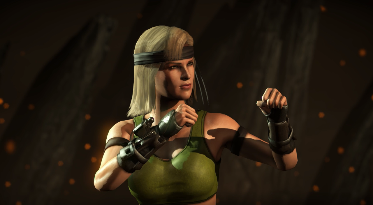 Соня все костюмы и стили в Mortal Kombat X