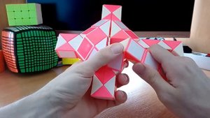 Огромная змейка Рубика (72 элемента)! Как собрать крест (cross) из змейки Рубика)