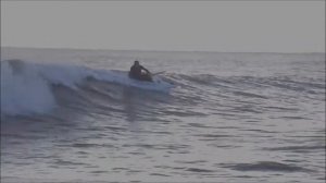 Yakboarding At Lowestoft.wmv Kayak Fishing.