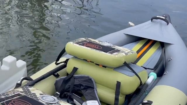 BOTE Zeppelin Aero 12' 6in Inflatable Kayak Package | Includes Travel Bag, Pump, Fin, Seats смотреть онлайн
