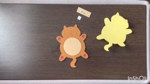 Подставка под кружку из фетра своими руками "Кот"