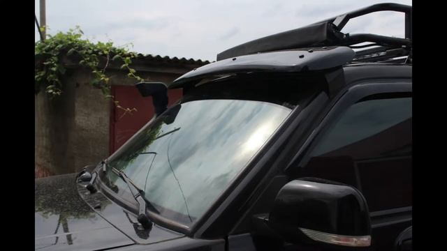 Козырёк солнцезащитный на УАЗ Патриот смотреть онлайн