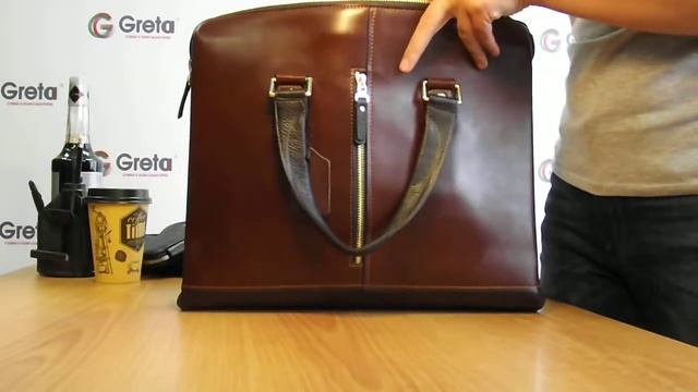 Мужские сумки 2019/2020 - Мужской кожаный портфель 2850-5M смотреть онлайн