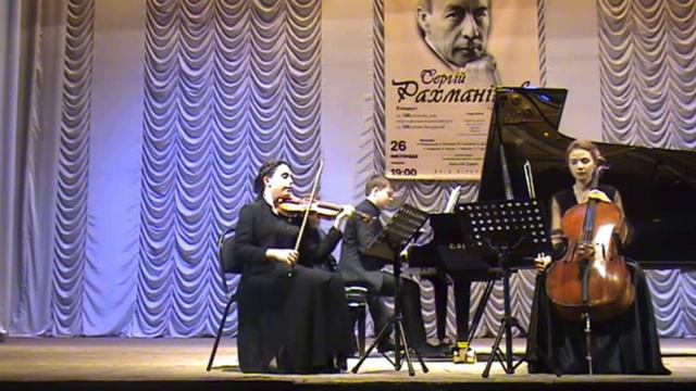 С. Рахманінов, елегічне тріо No1 соль мінор смотреть онлайн