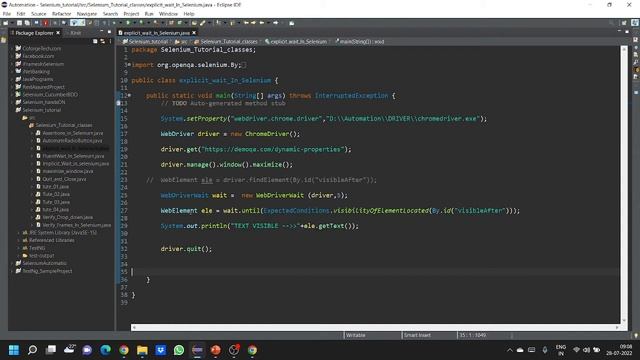 Explicit wait In Selenium || Automation testing || Java - Selenium || testing || Hindi -tutorial