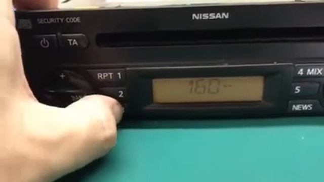 Nissan micro / Nissan note radio code entry instructions смотреть онлайн