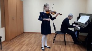 В. Потсток "Сувенир для Сарасате" -  исп. Иванова Маргарита 10 лет