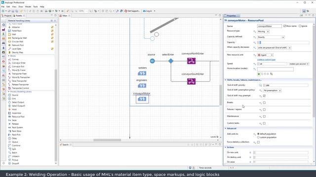 Fundamentals of the AnyLogic Material Handling Library смотреть онлайн