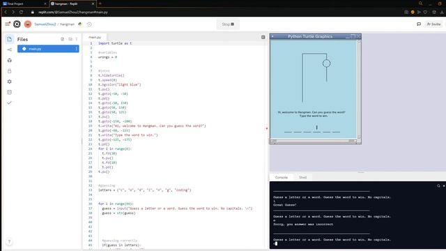 X-Camp Art of Programming Contest 2021 Summer- Hangman Python Project смотреть онлайн