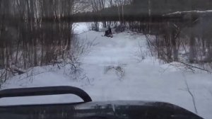 Ваз 21214i на ВГД фирмы WheelTracks и BRP MXZ Renegade 600