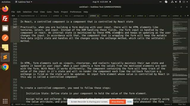 React interview questions in Hindi #8 What are controlled components?