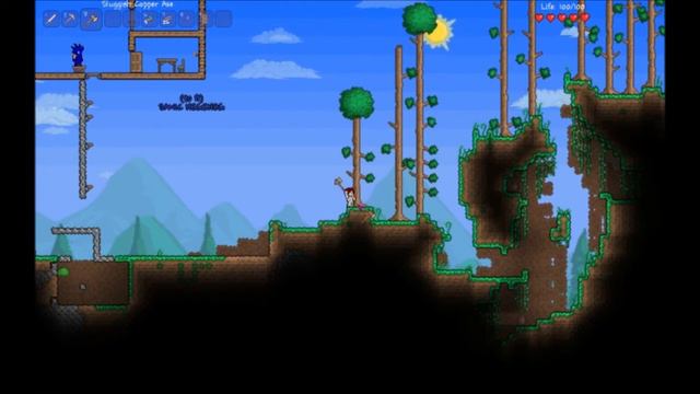 Lets play hard mode Terraria- How did a mimic spawn there?! COME ON! смотреть онлайн