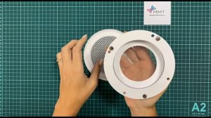 Вентиляционная решетка на магнитах с обратным клапаном Крок100