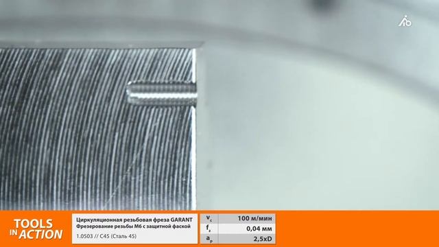 Tools In Action: Циркуляционная резьбовая фреза GARANT смотреть онлайн