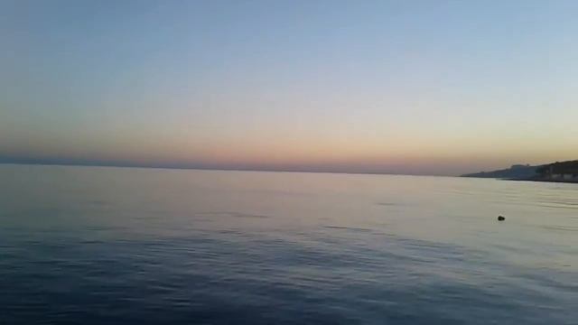 Крым. Гаспра. Вечерний пляж санатория "Днепр". 01.08.2017г. смотреть онлайн