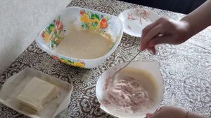 Быстрый завтрак/Очень вкусные лепешки с сыром и колбасой