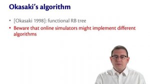 Okasaki's Algorithm for Red-Black Tree Insertion | OCaml Programming | Chapter 8 Video 33