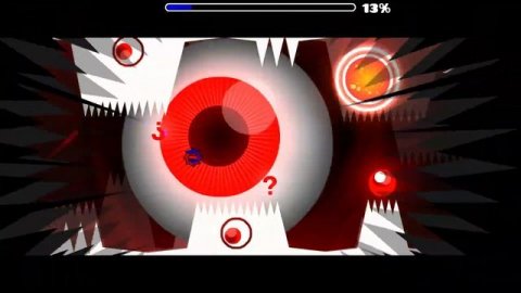 сложный лвл в геометри даш с глазом