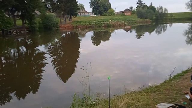 Рыбалка на карася в деревенском пруду смотреть онлайн